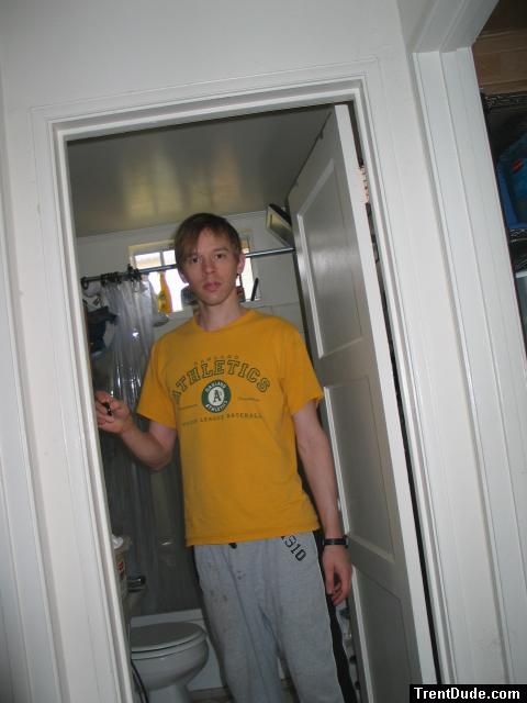 Oakland A's T-shirt and sweat pants