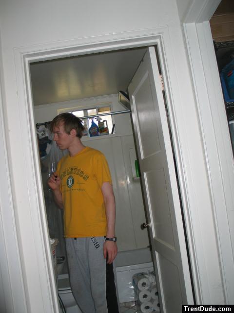 A's t shirt, sweat pants