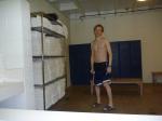 Addidas shorts, nike swim jammer underneath