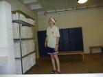 Lifeguard t-shirt, addiddas shorts, swim jammer underneath