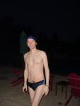 Nike swim brief size 34 (chest hair, bulge, Arm veins)