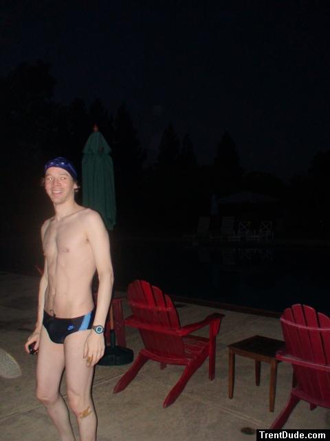 Pool and darkness (Nike swim brief speedo)