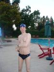 Nike black/blue swim brief