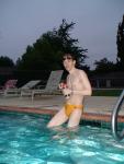 Yellow speedo swimmer (pouch)