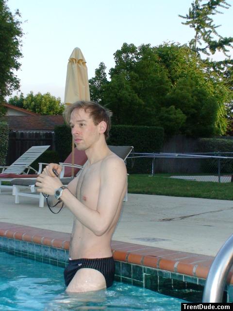 Speedo Mens Paint Stripe - Black - size 34