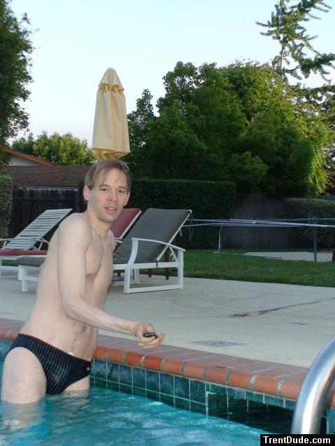 Speedo Mens Paint Stripe - Black - size 34