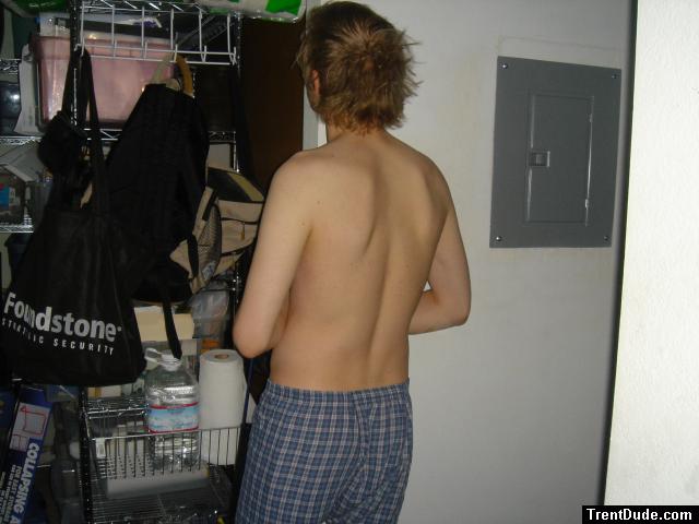 Hanes checkered boxers (back)