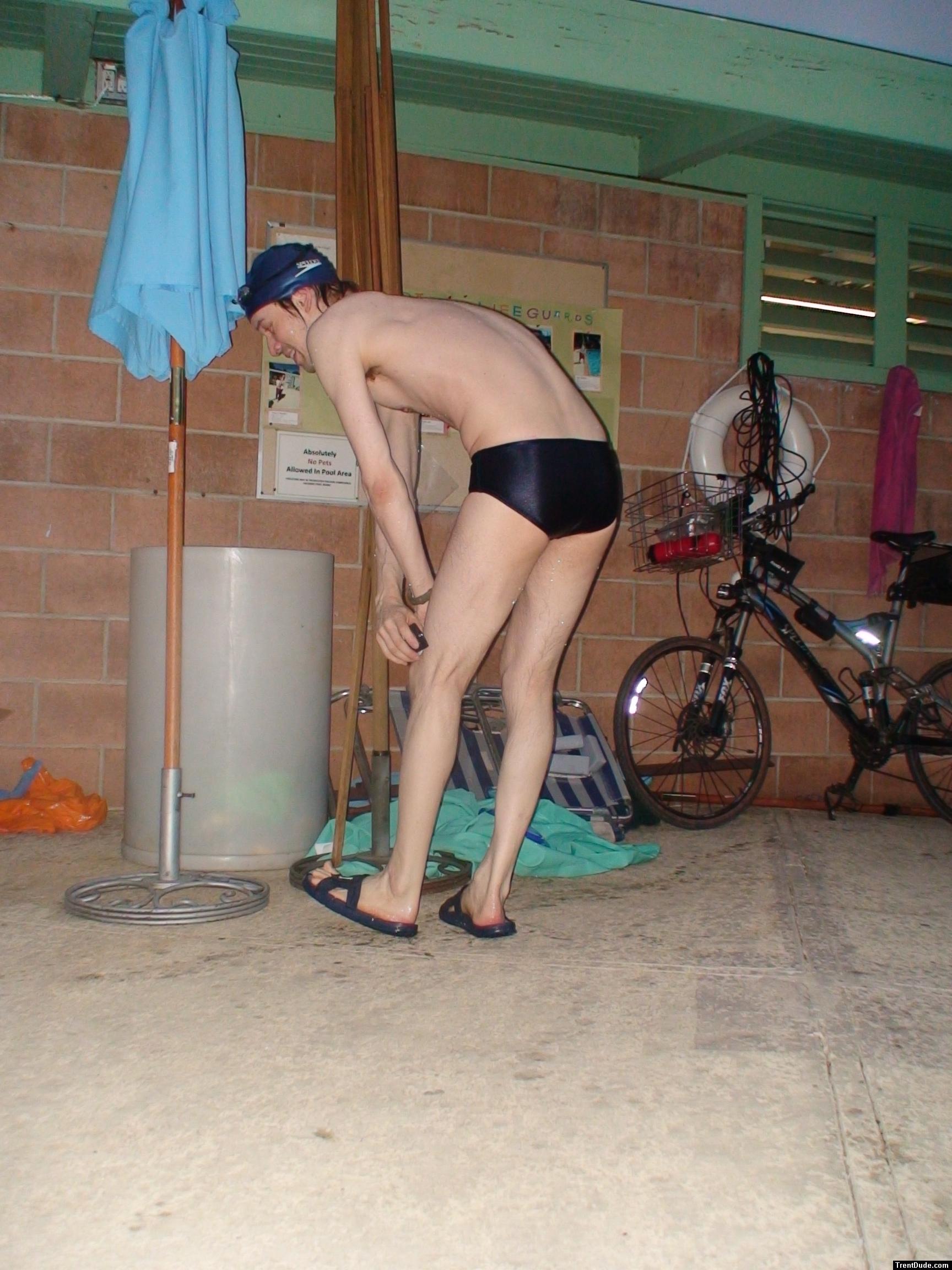 Swim team speedo size 30 (rear)