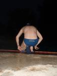 Calvin Klein - Hipster Swim Brief Lagoon/Marina - about to jump in for an early swim