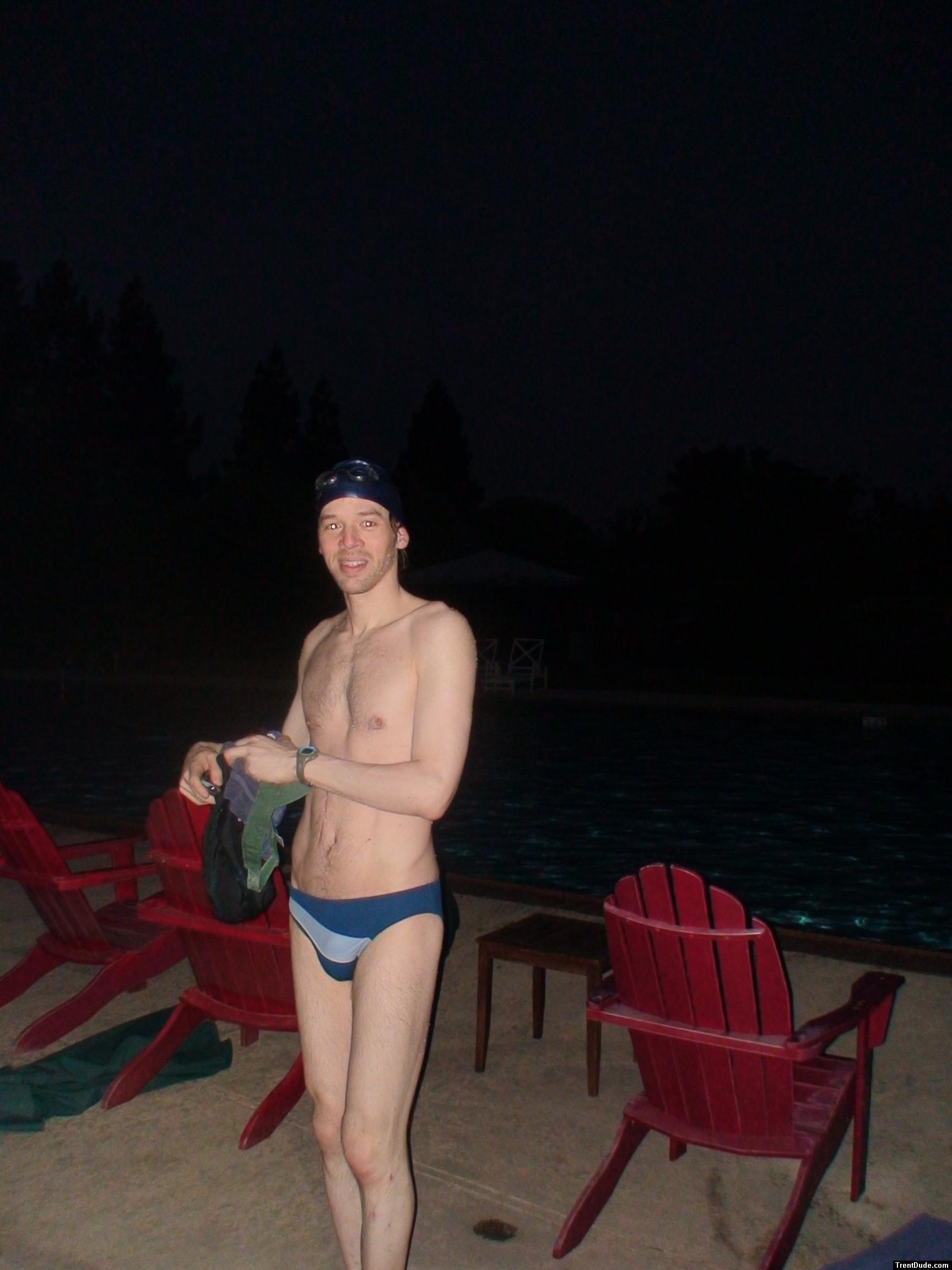 Calvin Klein - Hipster Swim Brief Color: Lagoon/Marina
Size: S	$47.00 from macys.com