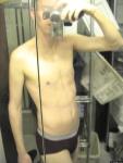 Abs with Red Hanes