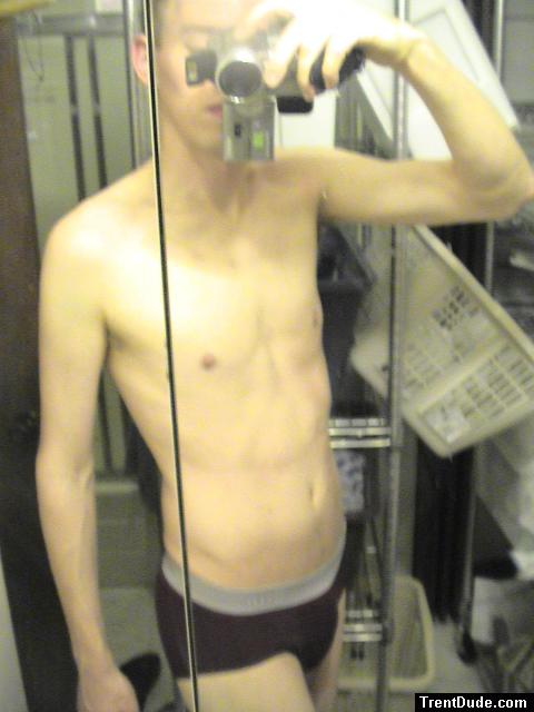 Abs with Red Hanes
