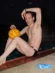 He doesn't shave his arm pits, that's how they look (legs)