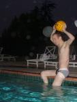 Rain drop made the speedo polka dot!
