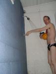 Getting the water polo ball clean