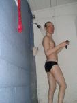 Smiling in the shower