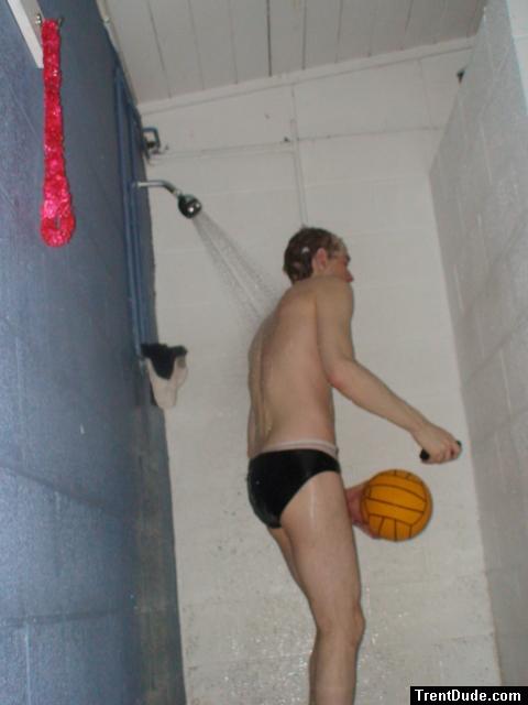 The only other ball he ever showers with