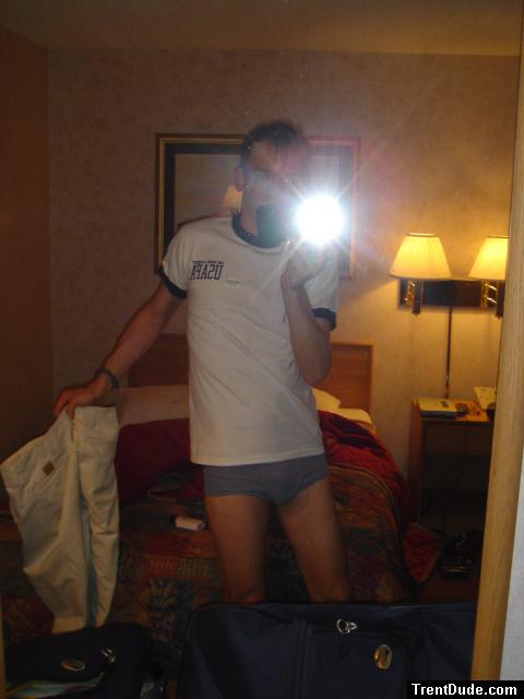 Getting ready for bed.