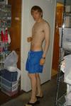 Blue shorts