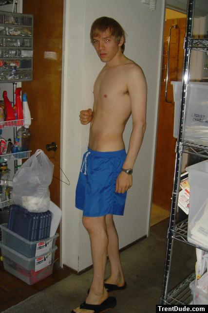 Blue shorts