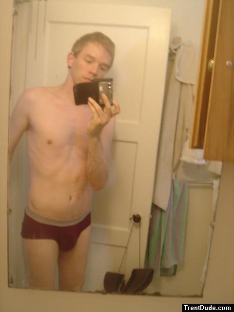 Red Hanes briefs