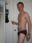 Red hanes briefs