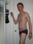 Red hanes briefs
