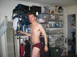 Red Hanes briefs