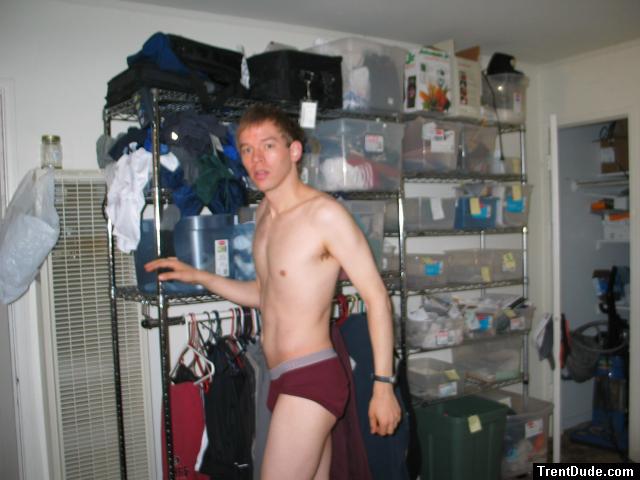 Red Hanes briefs