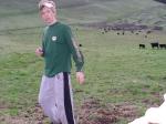 Rusty T shirt (long sleeve) and grey sweat pants