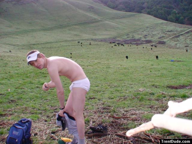 Ripping off the sweat pants