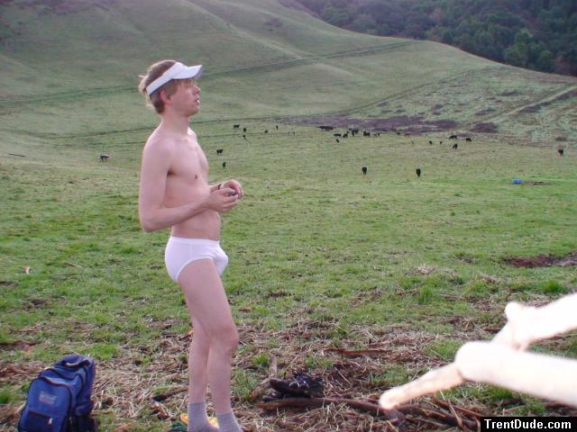 Sad that non of the cows stayed to watch