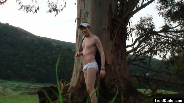 Yipee! I'm standing in my underwear!