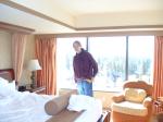 Hotel room in Lake Tahoe california (wearing Quiksilver jeans, Everlast Sweat shirt)