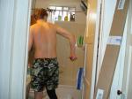 Backside in boxers