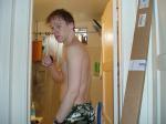 Showering