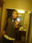 Brown striped shirt