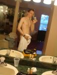 Shirtless - Hotel!