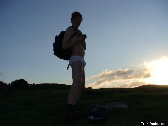 Are you going to walk to school like that?