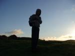 They'll never know what I was up to today, or will they? (silhouette)