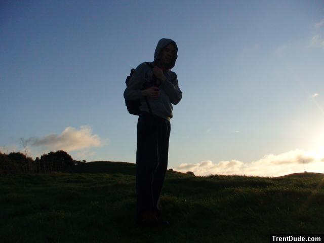 They'll never know what I was up to today, or will they? (silhouette)