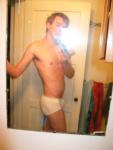 Tightey whitey in mirror!