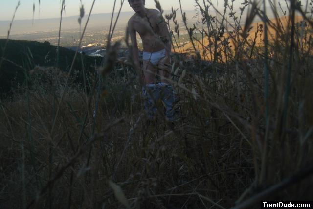Undressing in the mountains