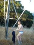 Outdoors - I hope no one sees me in these Calvin Klein sport underwear