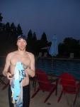 Dolfin swim jammer and a towel