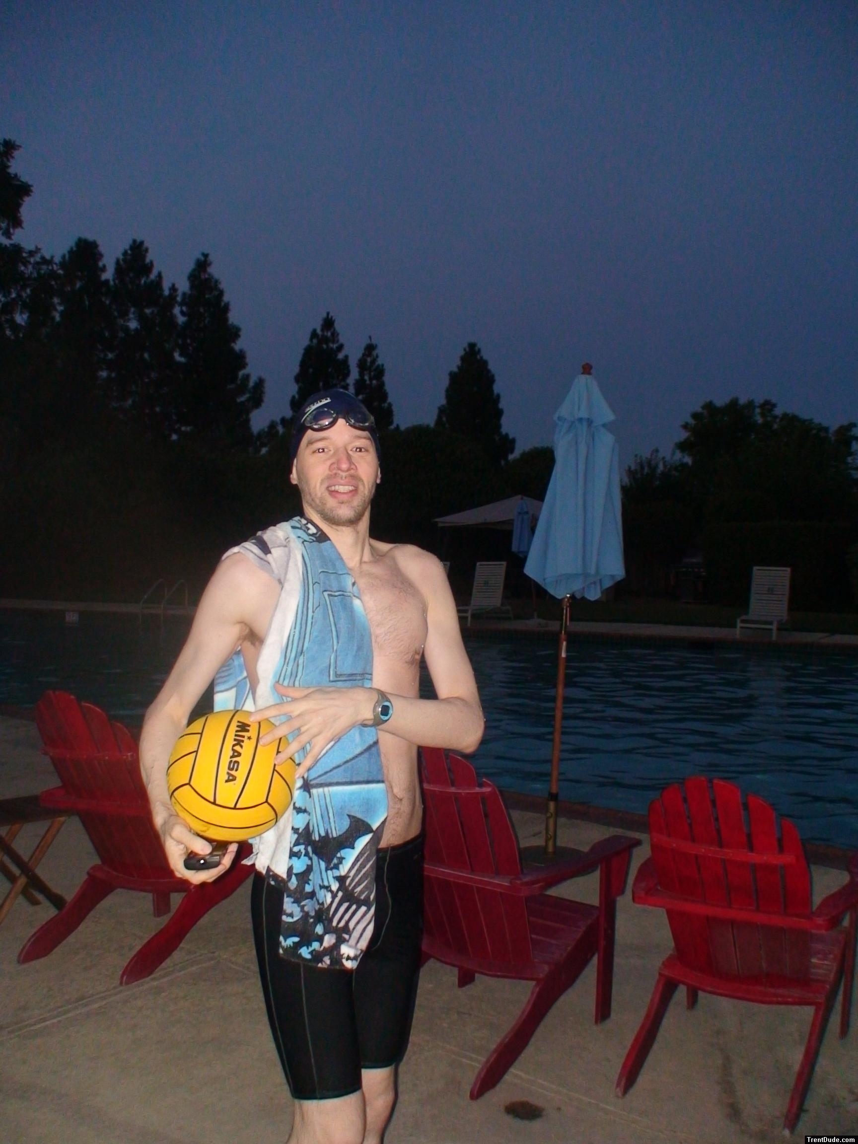 Dolfin swim jammer and a towel