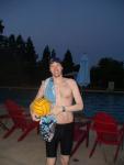 Dolfin swim jammer and a towel