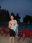 Dolfin swim jammer and a towel
