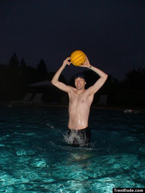 Pretending to jump to catch a ball