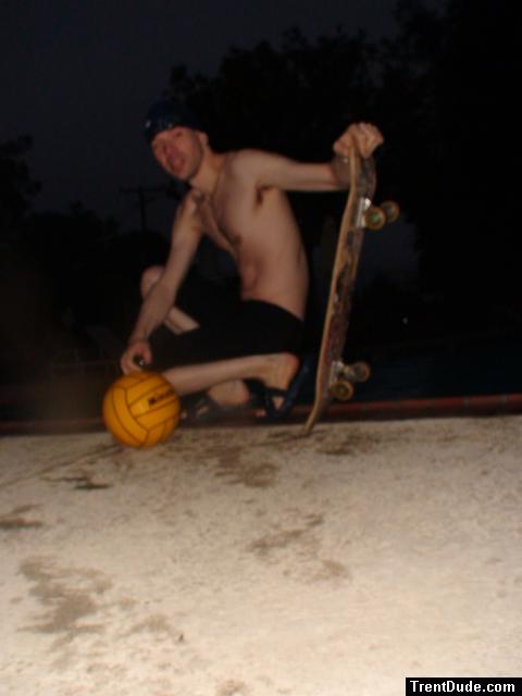 Will he wear the jammer skating home?